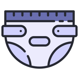 Baby diaper icon