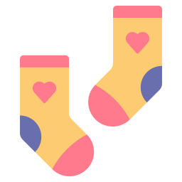 Baby socks icon