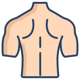 corpo maschile icona