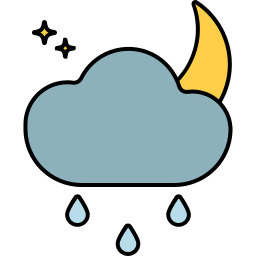 notte piovosa icona