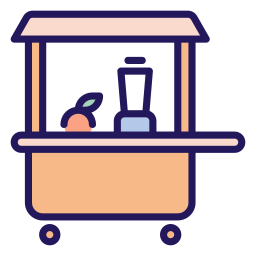 Food trolley icon