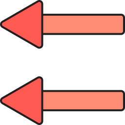 Left arrows icon