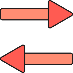 bidirectionnel Icône