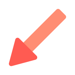 Diagonal arrow icon