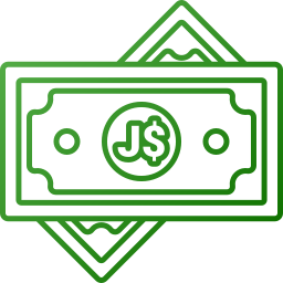 dólar jamaiquino icono