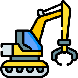 Excavator grapple icon