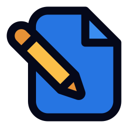 Pen and paper icon