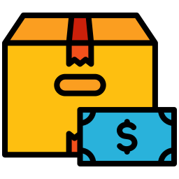 Shipping cost icon