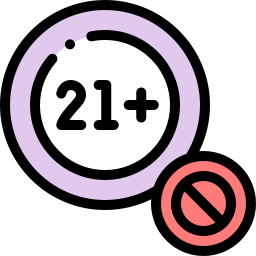 Age restriction icon