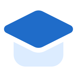 gorro de graduación icono