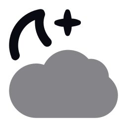 noche nublada icono