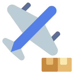 avión de carga icono
