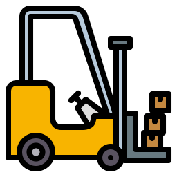 máquina elevadora icono