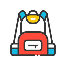 bolsa de estudiante icono
