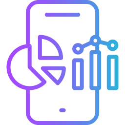 mobiele analyses icoon
