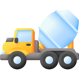 Mixer truck icon