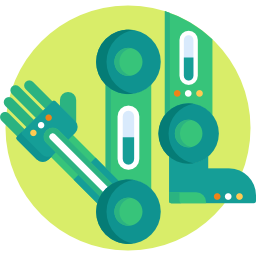 Robotic limb icon