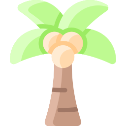 drzewo kokosowe ikona