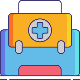 First aid kit icon