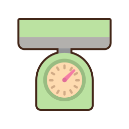 Kitchen scale icon