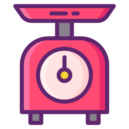 Kitchen scale icon