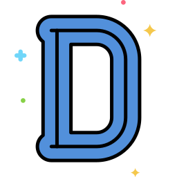 文字d icon