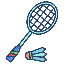 gioco di badminton icona