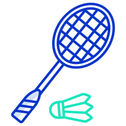 gra w badmintona ikona