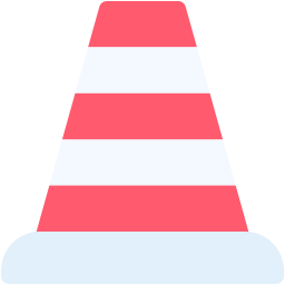 Traffic cone icon