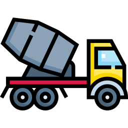 Mixer truck icon