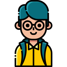 Male student icon