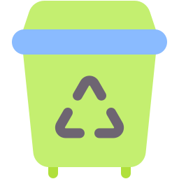 papelera de reciclaje icono