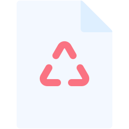 reciclaje de papel icono