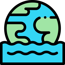 World oceans day icon