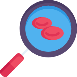 Blood cells icon