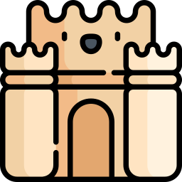 Sand castle icon