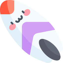 Surfing board icon