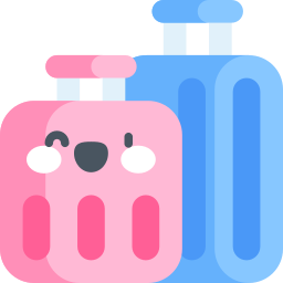 Travel bag icon