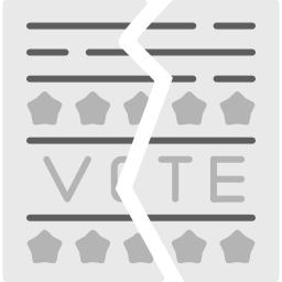 bulletin de vote Icône