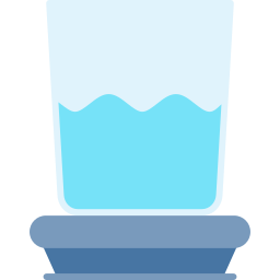 vaso de agua icono