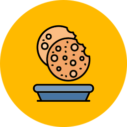 Pita bread icon