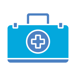 First aid kit icon