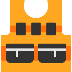 Bulletproof vest icon