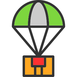 paracadute icona