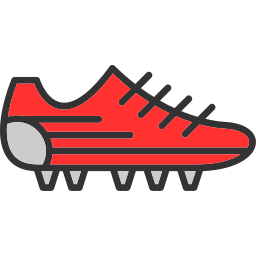 chaussures de football Icône