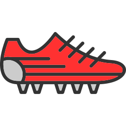 scarpe da calcio icona