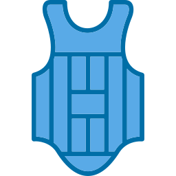 Chest protection icon