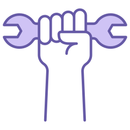 Holding wrench icon