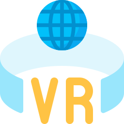 plataforma de realidad virtual icono