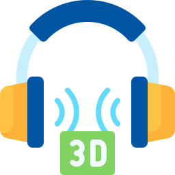 audio 3d icona